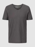 MCNEAL T-Shirt in melierter Optik in Dunkelgrau, Größe S