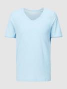 MCNEAL T-Shirt in melierter Optik in Bleu, Größe M