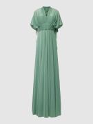 TROYDEN COLLECTION Abendkleid mit Raffungen in Mint, Größe 32