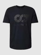 AlphaTauri T-Shirt mit Label-Print Modell 'JERO' in Black, Größe S