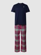 Polo Ralph Lauren Underwear Pyjama mit Motiv-Stitching in Marine, Größ...