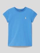 Polo Ralph Lauren Teens T-Shirt mit Logo-Stitching in Bleu, Größe 164
