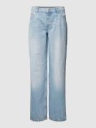 Review Jeans mit Eingrifftaschen in Hellblau, Größe 25