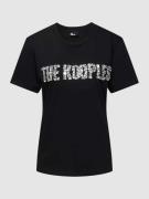 THE KOOPLES T-Shirt mit Ziersteinbesatz in Black, Größe 34