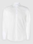 Roy Robson Slim Fit Business-Hemd aus Baumwolle in Weiss, Größe 41