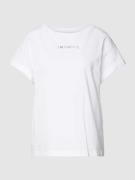 Rich & Royal T-Shirt mit Statement-Schriftzug aus Paillettenbesatz in ...