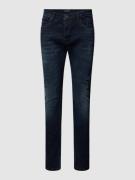 ELIAS RUMELIS Slim Fit Jeans mit 5-Pocket-Design Modell 'Dave' in Dunk...
