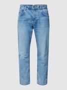 GABBA Straight Leg Jeans im 5-Pocket-Design Modell 'Athen' in Jeansbla...