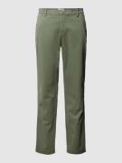 Bruun & Stengade Slim Fit Chino mit Viskose-Anteil Modell 'OLAV' in Kh...