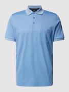 RAGMAN Poloshirt mit Brusttasche in Blau, Größe M