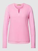 Smith and Soul Bluse mit Tunikakragen Modell 'Mix and Match' in Pink, ...