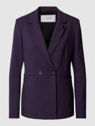 comma Casual Identity Blazer mit Reverskragen in Purple, Größe 42