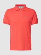 s.Oliver RED LABEL Poloshirt mit Label-Stitching in Orange, Größe S