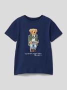 Polo Ralph Lauren Kids T-Shirt mit Label-Print in Marine, Größe 92