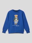 Polo Ralph Lauren Kids Sweatshirt mit Label-Print in Royal, Größe 92