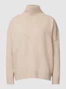 Weekend Max Mara Strickpullover mit Stehkragen Modell 'BENITO' in Sand...