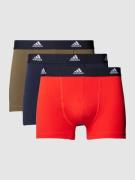 ADIDAS SPORTSWEAR Trunks mit elastischem Label-Bund im 3er-Pack in Rot...