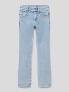 s.Oliver RED LABEL Slim Fit Jeans mit Knopfverschluss in Blau, Größe 9...