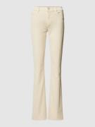 7 For All Mankind Bootcut Hose in Cord-Optik Modell 'Tapioca' in Offwh...