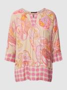 Betty Barclay Bluse mit Paisley-Muster in Camel, Größe 42