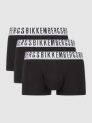 Bikkembergs Trunks mit Stretch-Anteil im 3er-Pack in Black, Größe S