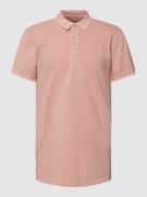 Blend Poloshirt mit Logo-Stitching Modell 'WASHER' in Rosa, Größe M