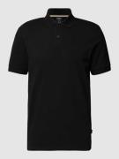 BOSS Poloshirt mit Label-Stitching Modell 'Pallas' in Black, Größe XS