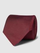 BOSS Krawatte mit Label-Patch in Bordeaux, Größe One Size