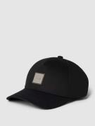 BOSS Cap mit Label-Patch Modell 'Seth' in Black, Größe One Size