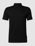 BOSS Poloshirt mit Brand-Schriftzug in Black, Größe L