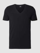 BOSS T-Shirt mit Label-Print Modell 'Motion' in Black, Größe S