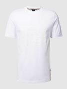 BOSS T-Shirt mit Logo-Print Modell 'Tiburt' in Weiss, Größe XL