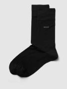 BOSS Socken mit Label-Print im 2er-Pack in Black, Größe 39/42