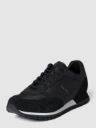 BOSS Sneaker aus Leder-Mix Modell 'Parkour' in Black, Größe 40