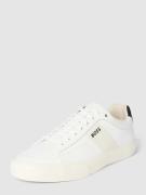 BOSS Sneaker mit Kontrastbesatz Modell 'Adien' in weiß in Weiss, Größe...