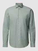 BOSS Regular Fit Business-Hemd mit Haifischkragen Modell 'Joe' in Grue...