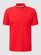 BOSS Poloshirt mit Label-Stitching Modell 'Pallas' in Rot, Größe S