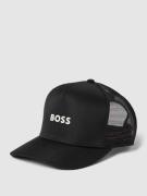 BOSS Basecap mit Label-Print Modell 'Elliot' in Black, Größe One Size