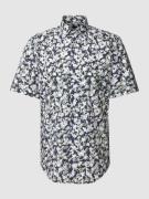 BOSS Regular Fit Freizeithemd mit Allover-Muster Modell 'Joe' in Gruen...