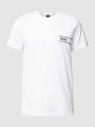 BOSS T-Shirt mit Rundhalsausschnitt in Weiss, Größe M