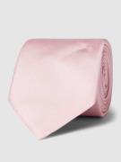 BOSS Krawatte mit Label-Patch in Rosa, Größe One Size