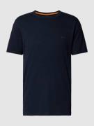 BOSS Orange T-Shirt aus reiner Baumwolle in Marine, Größe S