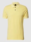 BOSS Orange Slim Fit Poloshirt mit Label-Detail Modell 'Prime' in Gelb...