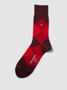 Burlington Socken mit Allover-Muster Modell 'Clyde' in Rot, Größe 40/4...