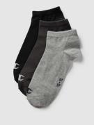 CHAMPION Sneakersocken mit Label-Detail im 3er-Pack Modell 'Sneaker So...