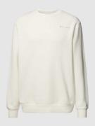 CHAMPION Sweatshirt mit Label-Details Modell 'Rochester' in Offwhite, ...