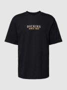 Dickies T-Shirt mit Label-Print Modell 'PARK' in Black, Größe L