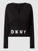 DKNY Hoodie mit Stretch-Anteil in Black, Größe XS
