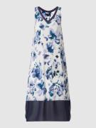 Donna Karan Nachthemd mit Allover-Muster in Dunkelblau, Größe S