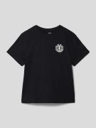 Element T-Shirt mit Motiv-Print Modell 'ICON ISLAND' in Black, Größe 1...